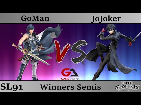 SmashLAN'd 91 - Winners Semis: GoMan (Chrom) vs JoJoker (TLOrEo) (Joker)