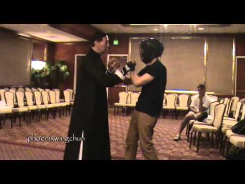 Sifu Samuel Kwok Demonstrating Basic Wing Chun Techniques