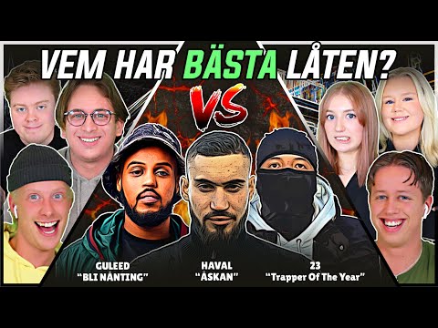VEM HAR BÄSTA LÅTEN? (Haval, 23, Guleed) | Swedish Rap Reaction | #57