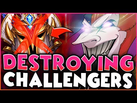 PINK WARD THE SHACO SUPPORT GOD! DESTROYING CHALLENGERS!