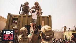 Frustrated by ill-prepared evacuation plan, anxious Afghans rush airport gates