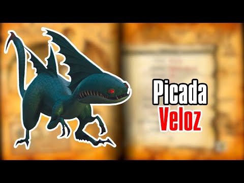Picada Veloz: a criatura que desafia todos os limites de velocidade! ⚡🐉 #dragões #dragons