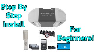 Installing New B4505T Chamberlain Garage Door Opener