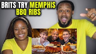 American Couple Reacts "Brits try Memphis BBQ Ribs for the first time" |The Demouchets REACT Jolly