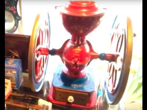 Old Fashioned Grinder! 1873 Enterprise Coffee Mill walk through