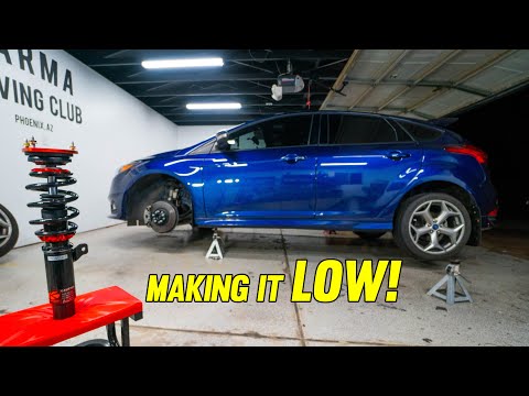 Installing KSport Coilovers on my Focus ST!