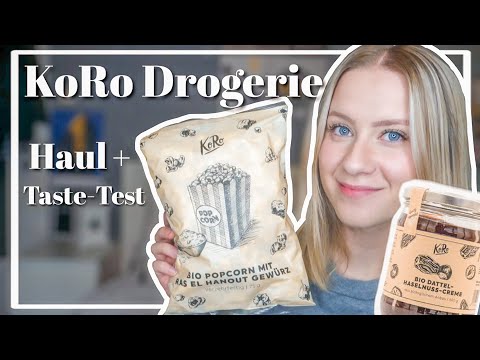 KoRo Drogerie🥜 Haul & Taste Test 🤤🥞 SOO leckere Snacks🤩 Schokolade, Peanut-Cookies | Alina Marie