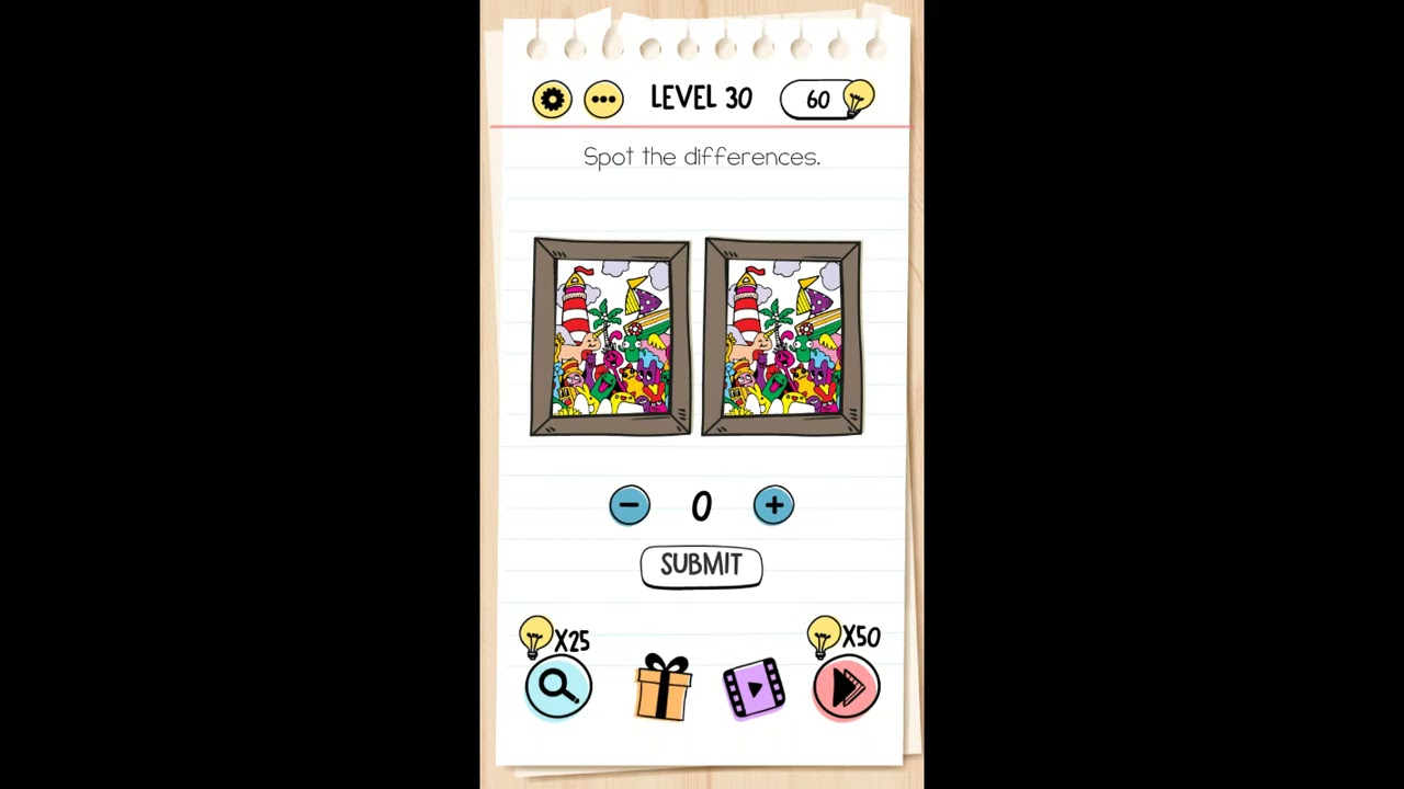 Brain Test Level 30 - 40 Simple Walkthrough