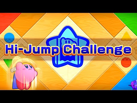 Kirby Return to Dreamland Deluxe 🍭 Hi-Jump Challenge Gold Tutorial