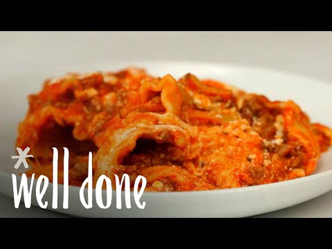 How To Make Extra Easy Lasagna | Recipe | Well Done