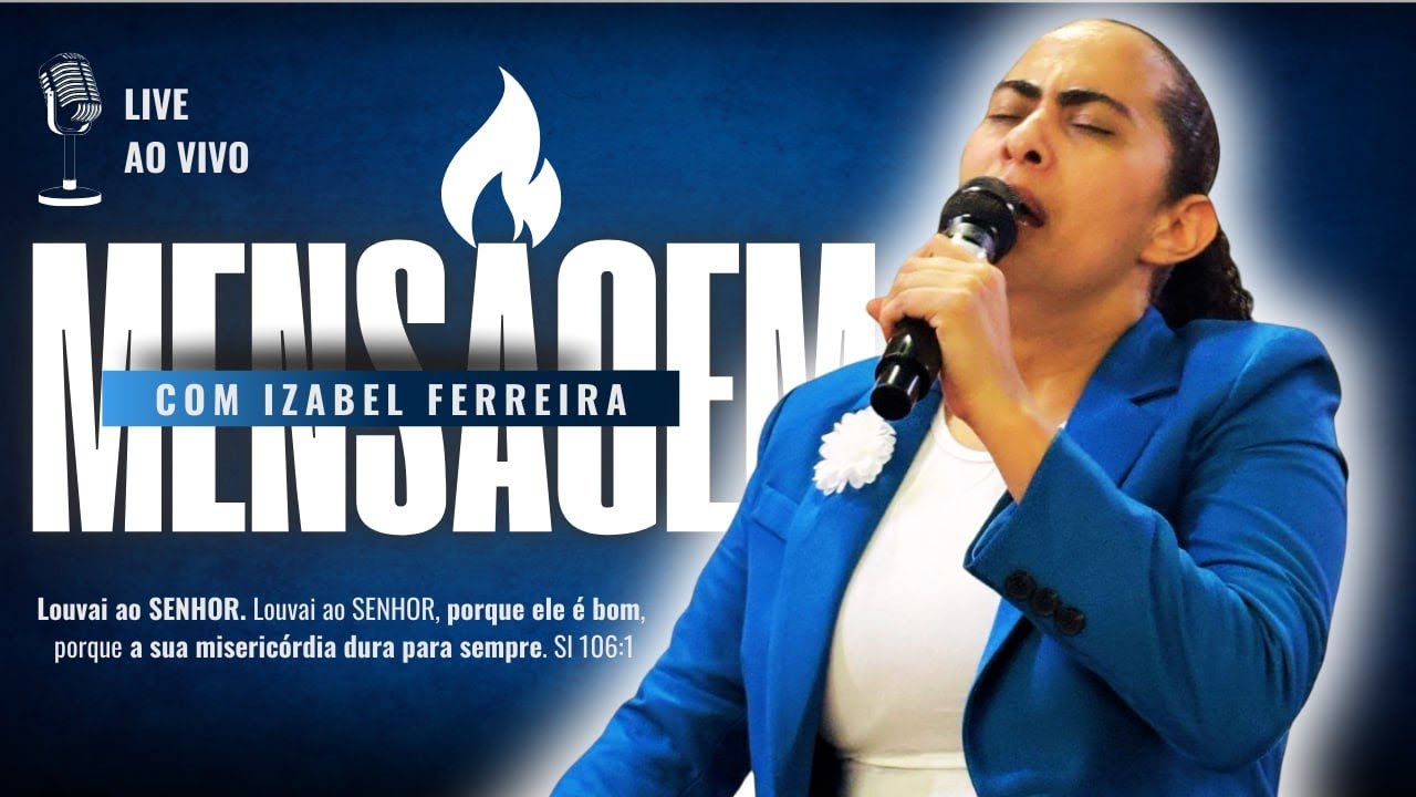 12/02/2025 - PREGAÇÃO COM  IZABEL FERREIRA | ISAIAS 45 :6