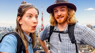 Flying to Japan ✈️🇯🇵 + Jetlagged Antics Around Tokyo As We Begin Our Japan Trip 🙃🗼