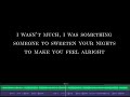 club 8 - sometimes i feel like a loser (karaoke)