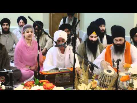 Bibi Talwinder Kaur Jee, Raensabaayee Keertan Boston May 2012 - Part 1