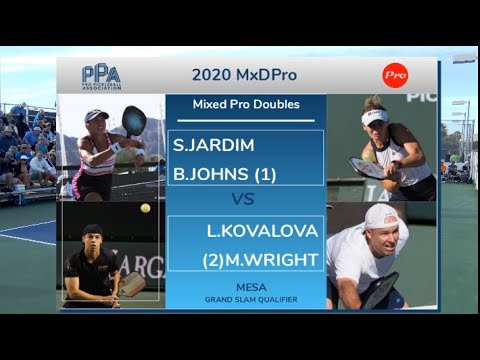 2020 PPA Mesa Qualifier MxDPro Upper bracket final S.Jardim/B.Johns v L.Kovalova/M.Wright