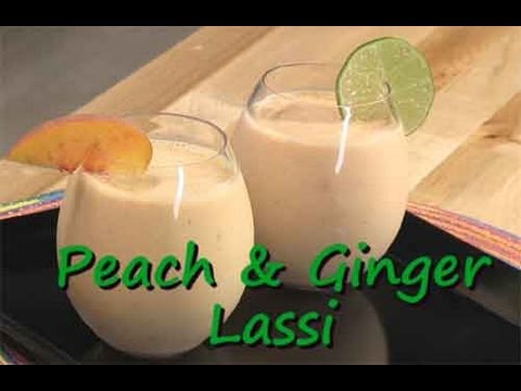 ピーチジンジャーラッシーレシピ / ショーミーザカレー (Peach Ginger Lassi Recipe / Show Me The Curry)