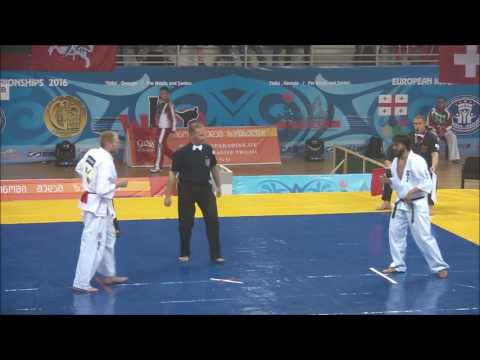 EC2016 Men Finale 75 85kg Valdemaras Gudauskas Lithuania AKA Vs Marius Ilas Romania SHIRO