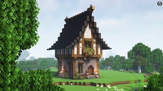 Minecraft How to Build Big Medieval House | Tutorial