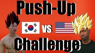 Push-Up Challenge | Korea vs America | Are Korean Military Guys Weak?