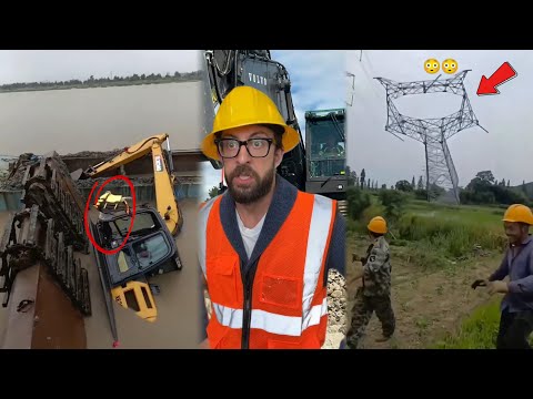 Funniest Fails on the Construction Site Compilation ( 2024 )