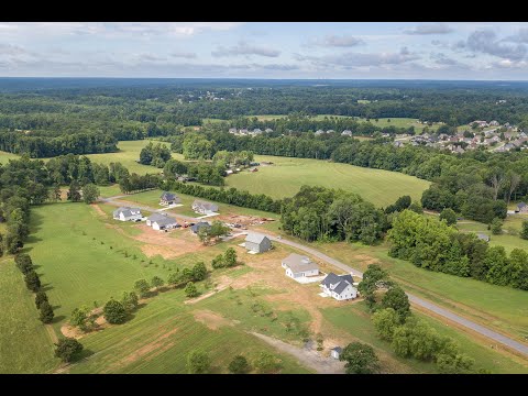 Jordan Homes of NC - Aerial View of Stokesdale Community