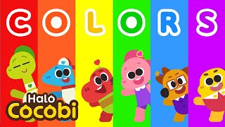 Download lagu Lagu Belajar Warna🌈Lagu Anak Bahasa Inggris | Colors Songs for Kids | Halo Cocobi mp3