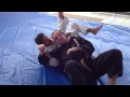 BJJ Black Belt Levy Oliveira Shows Turtle Choke At Gravity Gym In Nicaragua