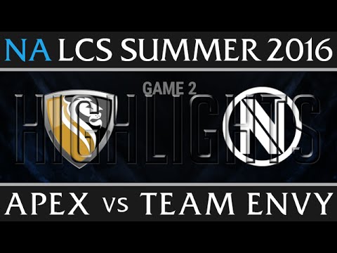 Apex vs Team Envy Game 2 Highlights - NA LCS Week 2 Summer 2016 - APX vs NV G2