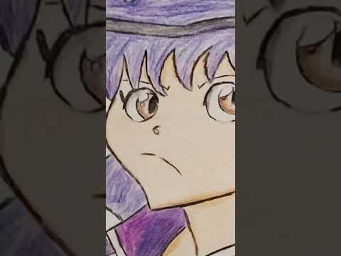 Anime character Makoto Shido Idaten Jump with pencil colour open the description for watching fulvdo