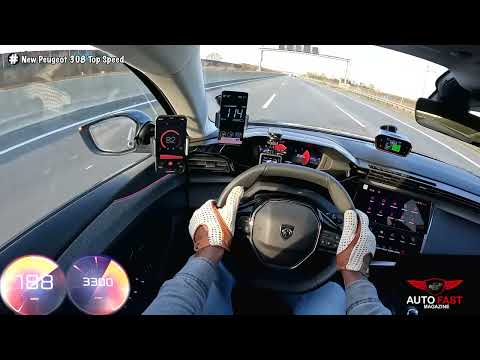 NEW! Peugeot 308 Test Autobahn 🔥 #shorts