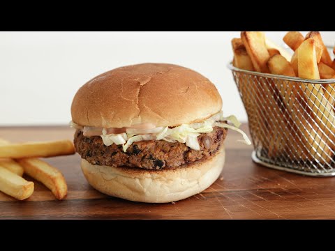 Bean Burger Recipe | How to Make Black Bean Burger