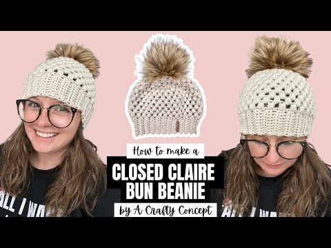 Easy Crochet Beanie Pattern For Beginners- Quick Easy Pattern