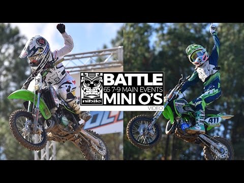 BATTLE: Nick Romano vs. Ryder DiFrancesco - 65 7-9 Main Events | Mini O's Supercross
