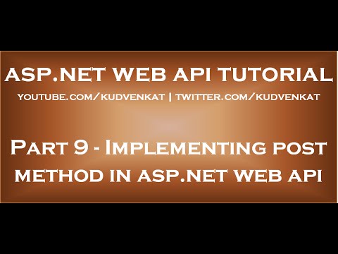 Implementing PUT method in ASP NET Web API