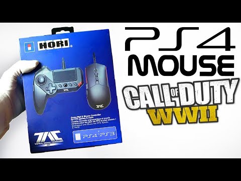 CALL OF DUTY WWII w/ PS4 MOUSE - OVERPOWERED OR FAILURE? Unboxing HORI Tactical Assault Commander Video