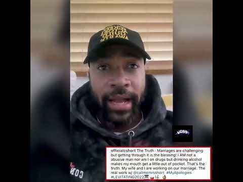 Columbus Short speaks out after being arrested for felony domestic violence with his wife