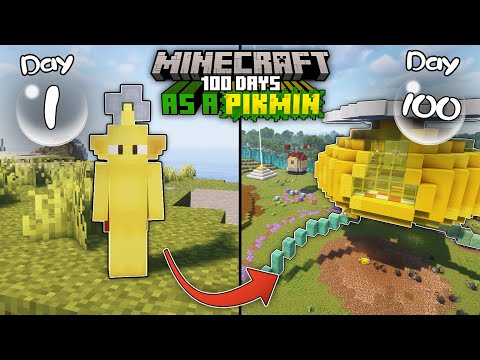 Ultimate Pikmin Survival Challenge: 100 Days in Minecraft