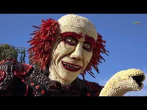 Niederlande / Tiel / FRUITCORSO 2019  - WAGEN-PRÄSENTATION  4K Video