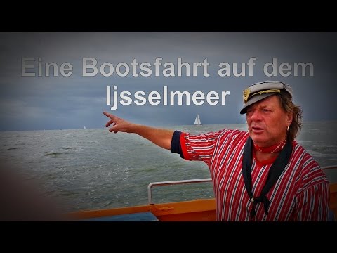 Eine Bootsfahrt auf dem Ijsselmeer by Urk Holland
