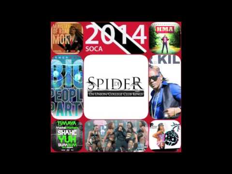 DJ SPIDER TRINIDAD SOCA 2014 MIX