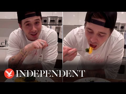 Brooklyn Beckham makes omelette with £350 ingredient