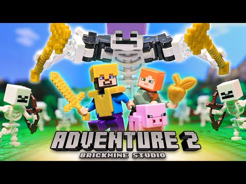 Minecraft Adventure 2 - Golden Apple: Adventure Time | LEGO Minecraft Animation
