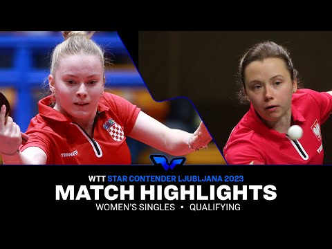 Hana Arapovic vs Anna Wegrzyn | WS Qual | WTT Star Contender Ljubljana 2023
