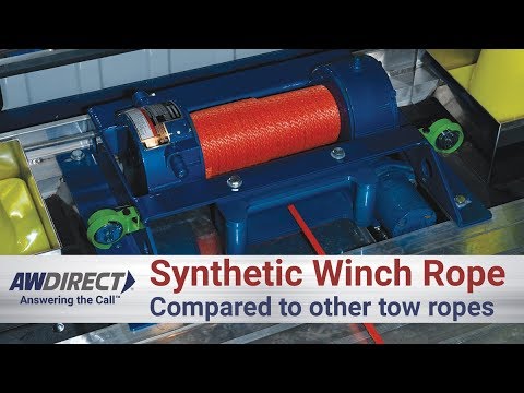 Synthetic winch rope vs cable and other tow ropes