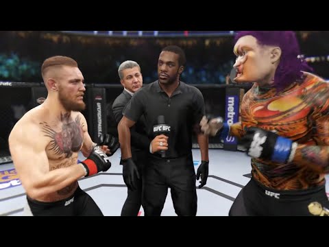 Conor McGregor vs. Big Cringe - EA Sports UFC 2 - Crazy UFC 👊🤪