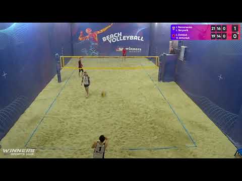 11:40 I. Romanenko / I. Skrynnik - I. Datsiuk / V. Antoniuk 02.04.2023 | Winners Beach Volleyball