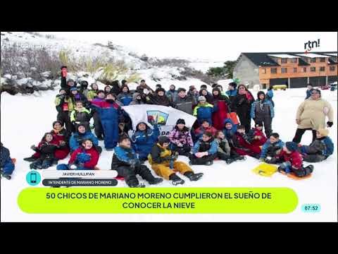 #conectadosrtn Mariano Moreno celebra logros en educación y recreación