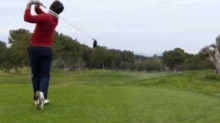 Alejandro Canizares LLorca. Driver on Hole 16 Escorpion Golf Club. (Betera-Valencia)