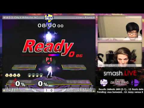 M.A.D.D. City Asheville L4 - CHI (Sheik) vs NEG | The Prophecy (Marth)