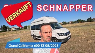 VW Grand California 600 Wohnmobil 4 Personen nur 599 € p.M. ***VERKAUFT***